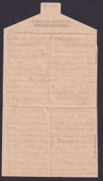 Kriegsgefangenenpost ab Baccarat Frankreich Depot 205 n. Nürnberg Amerikanische
