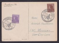 All. Besetzung Künstler Ansichtskarte Frankfurt Main Weenzen Jahrhundertfeier