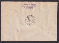 All. Besetzung Eilboten Brief illustre Zehnfachfrankatur 959-961 Tauben plus