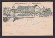 Münster Vorläufer Ansichtskarte Münsterland Westfalen NRW Kaffee Wirthschaft