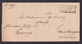 Altdeutschland Brief Seehausen A.D. ALTMARK Sachsen Klein Ellingen Arneburg