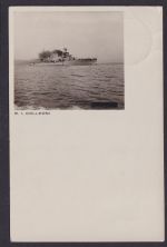 Ansichtskarte Gaeta Italien Schifffahrt Kreuzer Colleoni Trieste Marine Schiffe