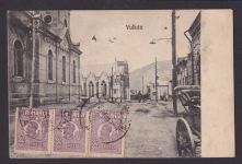 Ansichtskarte Vulcan Wolkersdorf Rumänien Strasse Nagyszeben Hermannstadt