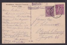 Deutsches Reich Infla L2 Breitachklamm Oberstdorf Tiefenbach Ansichtskarte