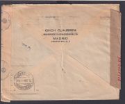 Madrid Spanien Zensur Brief MEF 20 cts Krefeld