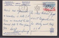 Montreal Canada Ansichtskarte SST Expo 67 Ausstellung Holliwood Kalifornien USA