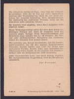 DDR Steinach frankierte Ausweiskarte mit EF 2550 2 Mark Aufbau