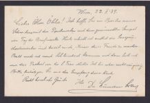 Deutsches Reich Österreich Ostmark Wien Postkarte Brünn Tschechien CSSR Sondertarif