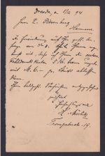 Deutsches Reich Dresden Ganzsache P 31 a A Antwort Hannover