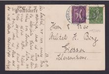 Deutsches Reich Ansichtskarte Aubach Baden-Württemberg Unser Haus nach Giessen