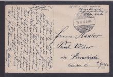 Deutsches Reich Wahn Schiessplatz Köln Feldpost Ansichtskarte Rhein Dom