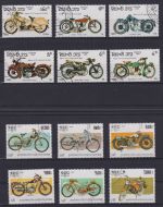 Übersee schönes Lot alter Motorräder Oldtimer div Länder Afganistan Laos Vietnam