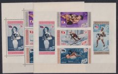 Flugpost Dominikanische Republick Block 21-22 Sport Olympia mit Aufdruck Luxus