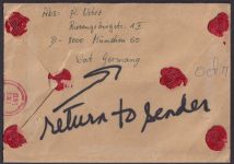 Briefmarken Bund Eilboten R Brief Rückschein Automatenmarke Wert 9995 Pfennig