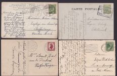 Luxemburg Ansichtskarten Ganzsachen Lot von 20 Stück oft frankiert 1900-1918