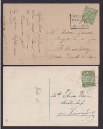 Luxemburg Ansichtskarten Ganzsachen Lot von 20 Stück oft frankiert 1900-1918