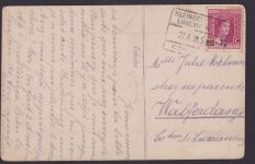 Luxemburg Künstler Ansichtskarte Jugendstil Kleinbettingen Walferdange handgemal