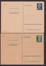 DDR inter. Sammlung von 16 meist Ganzsachen oft inter Sonderstempel
