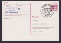Bund Hannover Ganzsache inter. + seltener SST Schlesier Treffen Trier