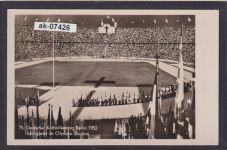 Berlin selt. Sport Ansichtskarte Olympia SSt Deutscher Katholikentag Stadion plus