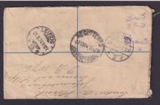 Johannisburg Südafrika Ganzsache plus ZuF Registered Letter Leipzig