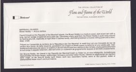 Marshall Islands Ozeanien Fauna Tiere Brauner Noddy schöner Künstler Brief