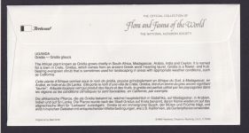 Uganda Ostafrika Flora Pflanzen Gnidia schöner Künstler Brief