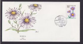 Korea Ostasien Flora Pflanzen Aster Incisus schöner Künstler Brief