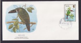 Belize Mittelamerika Fauna Vögel Tukane schöner Künstler Brief