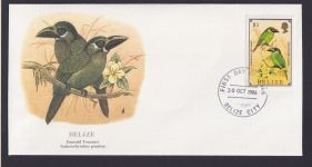 Belize Mittelamerika Fauna Vögel Smaragt Tukan schöner Künstler Brief