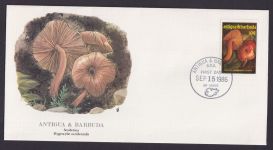 Antigua Barbuda Karibik Kleine Antillen Flora Pilze schöner Künstler Brief