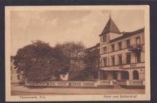 Ansichtskarte Finsterwalde Brandenburg Bahnpost Halle Breslau Gastronomie