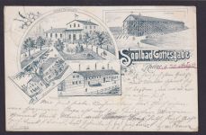 Vorläufer Ansichtskarte Rheine Soolbad Gottesgabe Bad Bachgart Mühlbach Südtirol