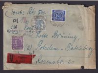 All. Besetzung Wertbrief 500 RM Frankfurt Oder Potsdam Babelsberg Brandenburg