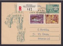Vaduz Liechtenstein R Ganzsache ZUF Sonder R-Zettel Philatelie Ausstellung Essen