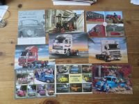 Nachlass Ansichtskarten Oldtimer Auto Automobil + etwas LKW Busse gute Reklame