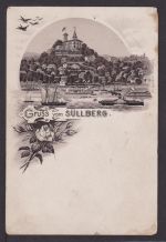 Litho Vorläufer Ansichtskarte Süllberg Hamburg