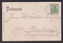 Ansichtskarte Emmelsbüll 1904 Hamburg