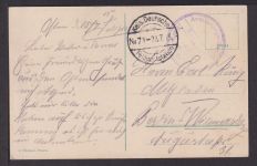 Ansichtskarte Mlawa Rynek 1915 Berlin Wilmersdorf Kaiserl Deutsche Feldpost