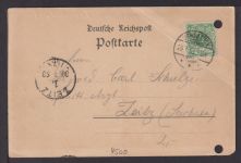 Vorläufer Ansichtskarte Osnabrück Vitischanze Zeitz frühe Karte erst 1893 gel.
