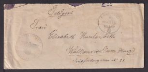 Feldpost I. Weltkrieg Konvolut von 6 Belegen incl. Kartenbrief incl 1x II WK mit
