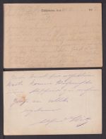 Feldpost I. Weltkrieg Konvolut von 6 Belegen incl. Kartenbrief incl 1x II WK mit