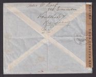 KLM Flugpost Airmail Niederlande Niederl Indien selt Zensurbrief Bandoeng