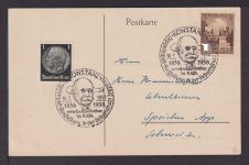 Flugpost Zeppelin Deutsches Reich gute Ansichtskarte 1. Aufstieg Luftschiff