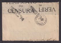 Italien Zensur R Auslandsbrief Brief Paris Frankreich