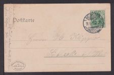 Ansichtskarte Münster NRW 1910 Gruß aus der Kreuzschanze Lübbecke