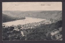 Ansichtskarte Boppard Rheinland-Pfalz 1911 Camp am Rhein Wiesbaden