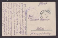 Ansichtskarte Ingolstadt Bayern Kapitän König und Graf Zeppelin Feldpost Pullach
