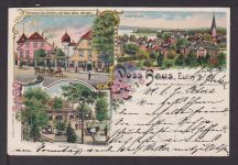 Ansichtskarte Eutin Schleswig-Holstein Litho 1899 div Ansichten Hamburg
