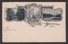 Ansichtskarte Bramstedt Schleswig-Holstein 1898 div Ansichten Altona Hamburg
